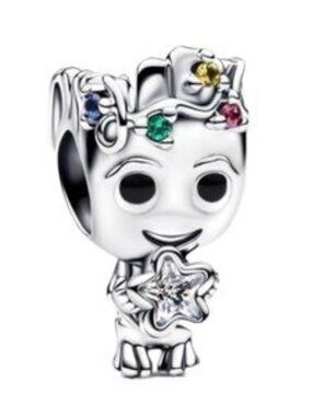 Authentic Pandora Marvel Guardians of the Galaxy Groot Star Charm - NWOT